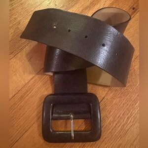 Streets Ahead Dark Brown Leather Belt